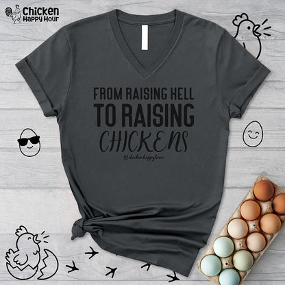 Raising Hell V-Neck Tee
