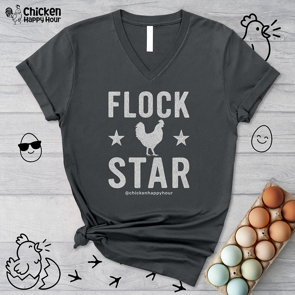 Flock Star V-Neck Tee