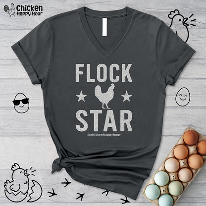 Flock Star V-Neck Tee