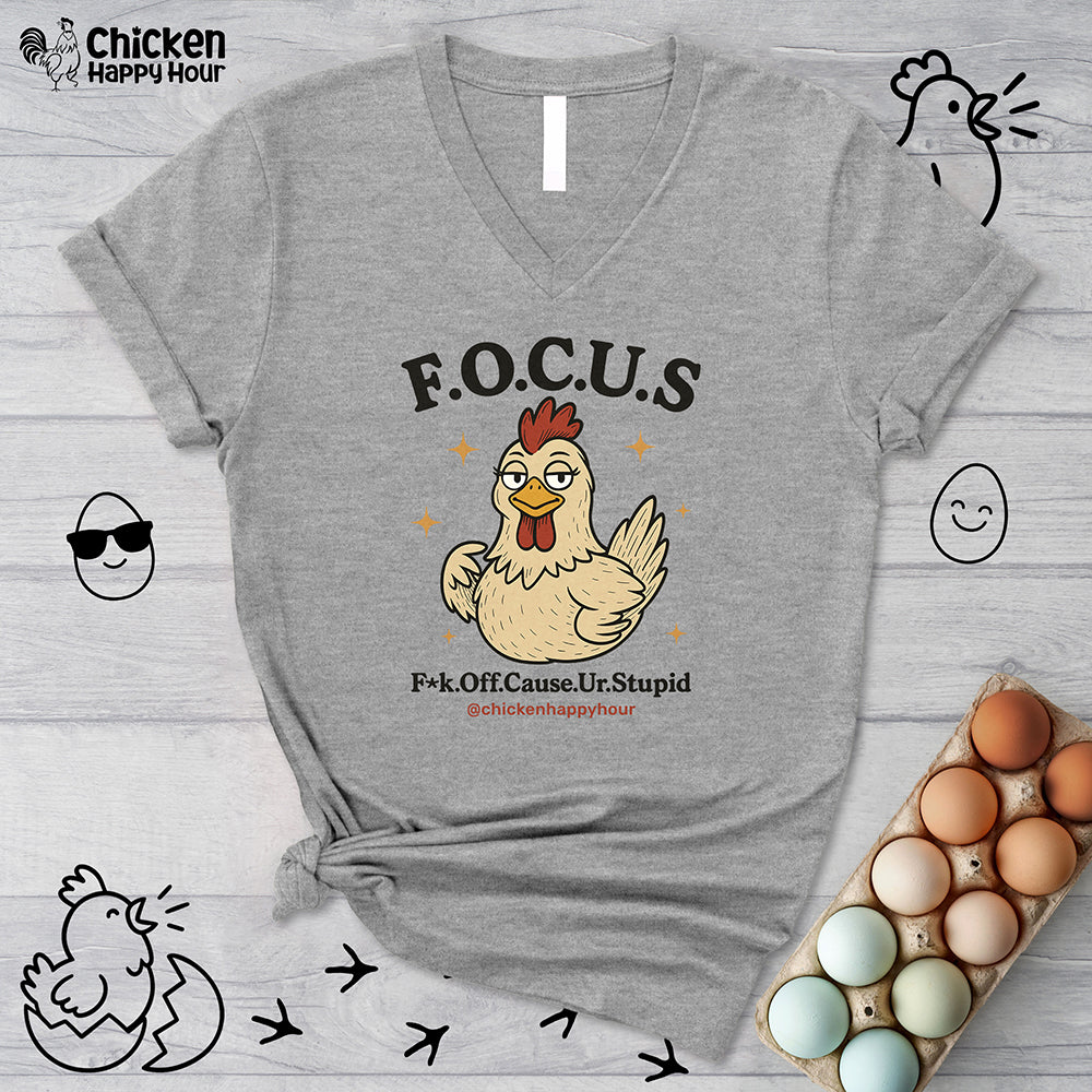 FOCUS V-Neck Tee