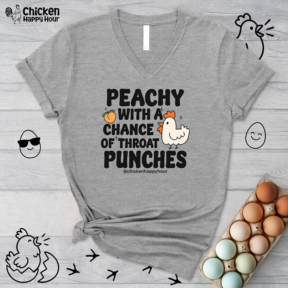 Peachy V-Neck Tee