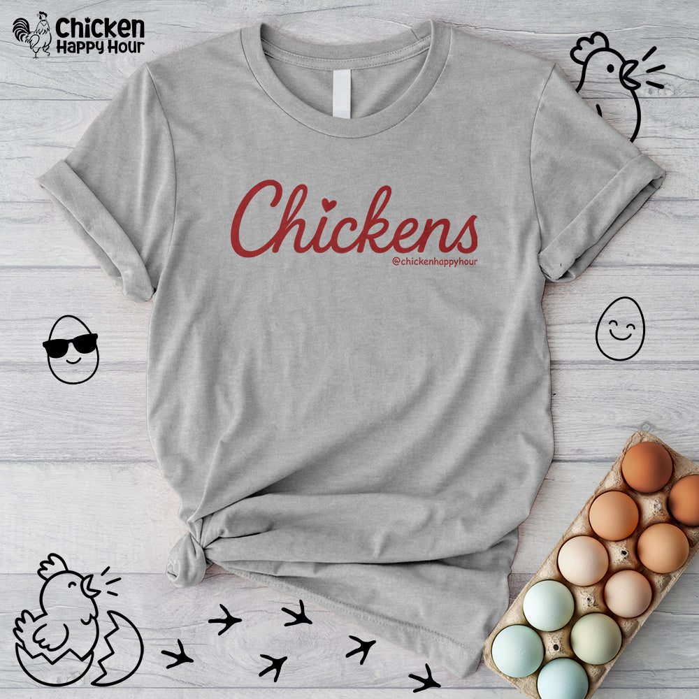 Love Chickens Unisex Tee