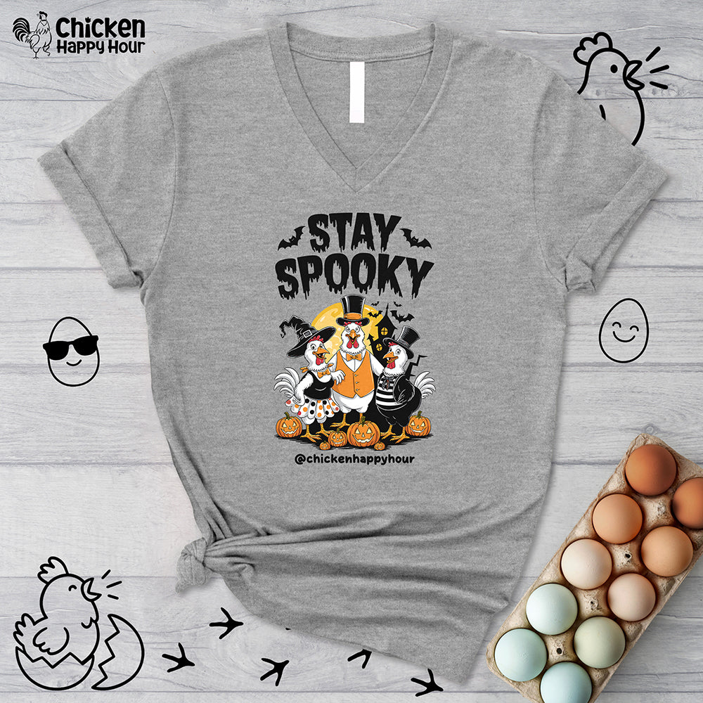Stay Spooky V-Neck Tee