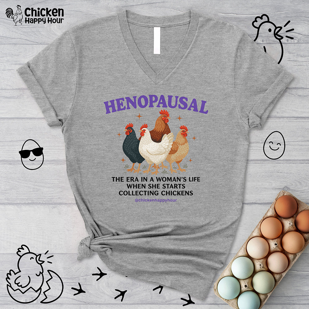 Henopausal V-Neck Tee