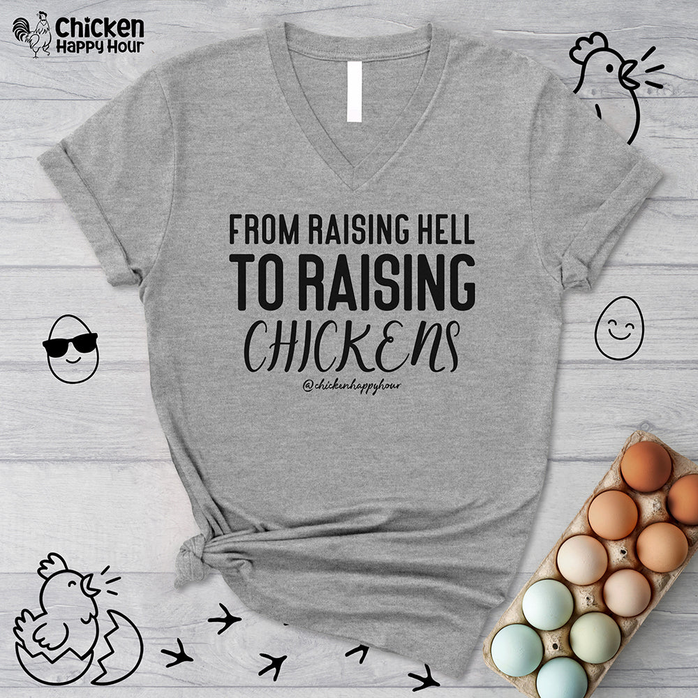 Raising Hell V-Neck Tee