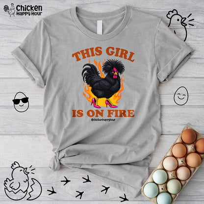 This Girl Is on Fire Unisex Tee