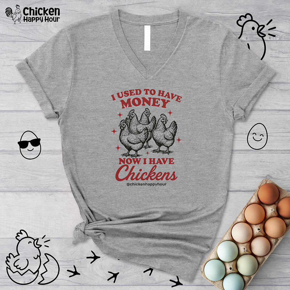 I Used to Have Money V-Neck Tee