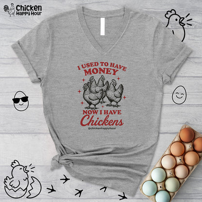 I Used to Have Money V-Neck Tee