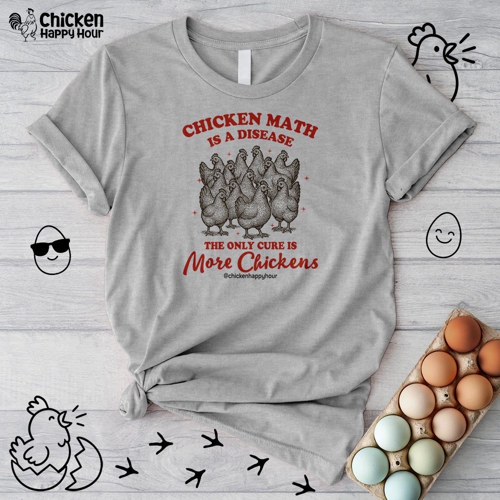 Chicken Math is a Disease Unisex Tee