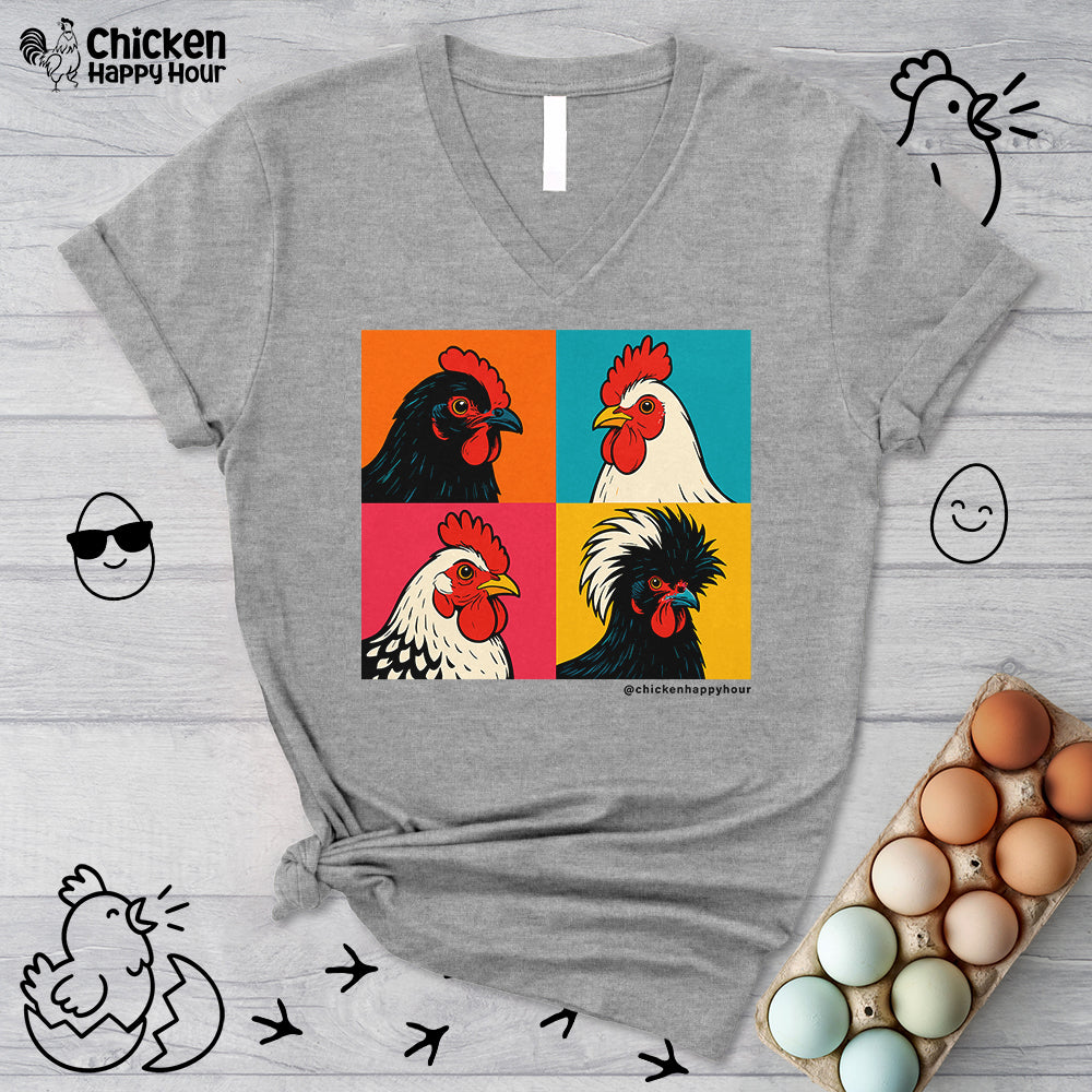 Hen Party V-Neck Tee