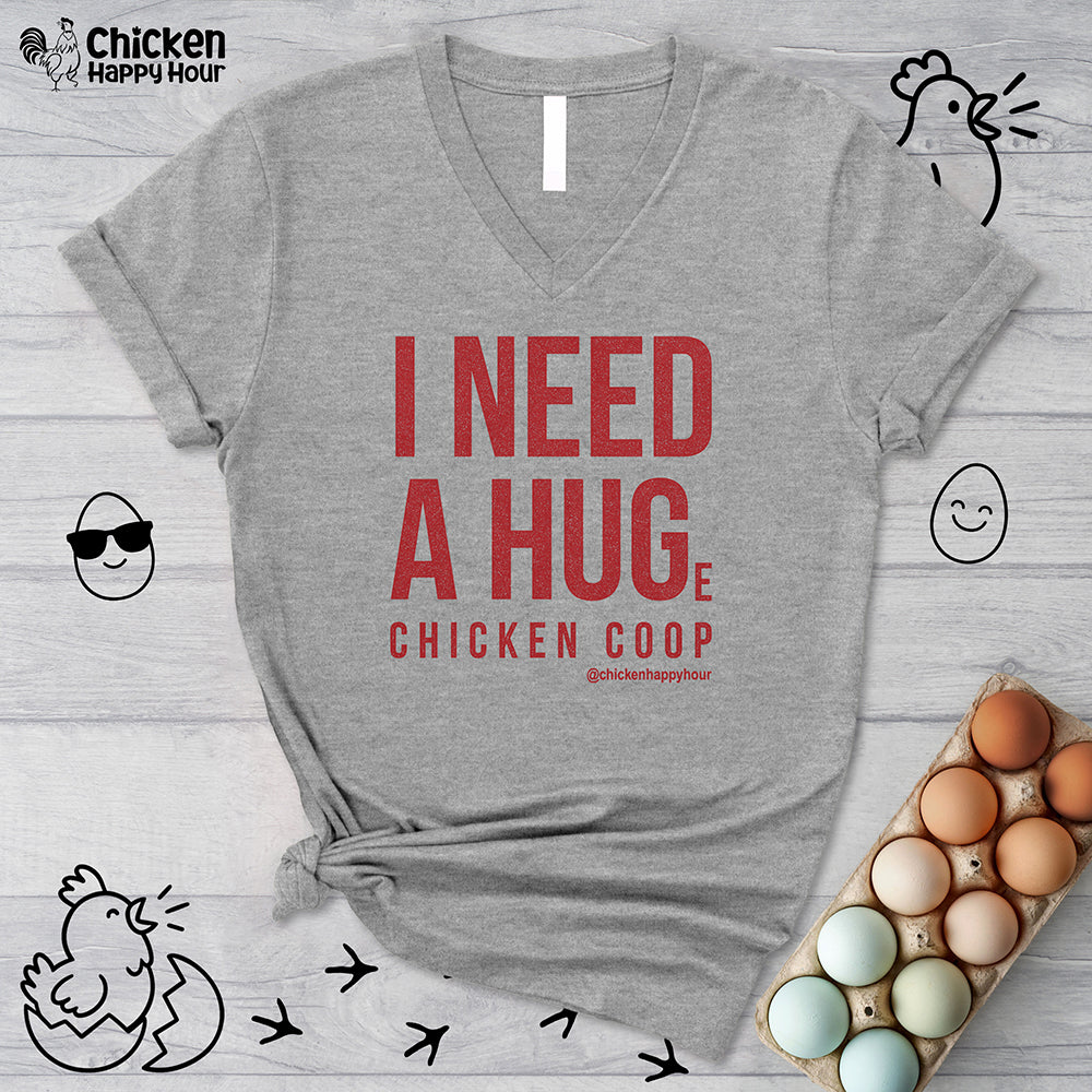 Chicken Coop V-Neck Tee