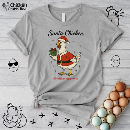 Santa Chicken Unisex Tee