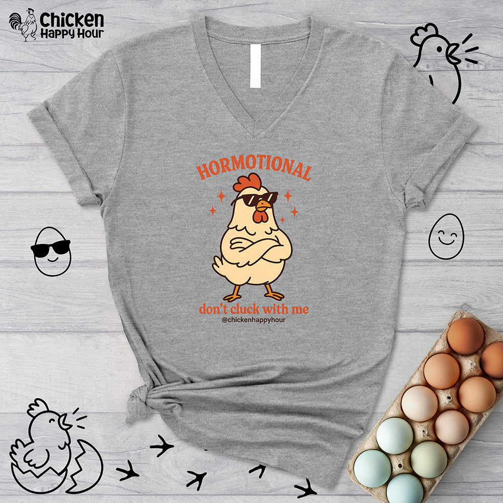 Hormotional V-Neck Tee