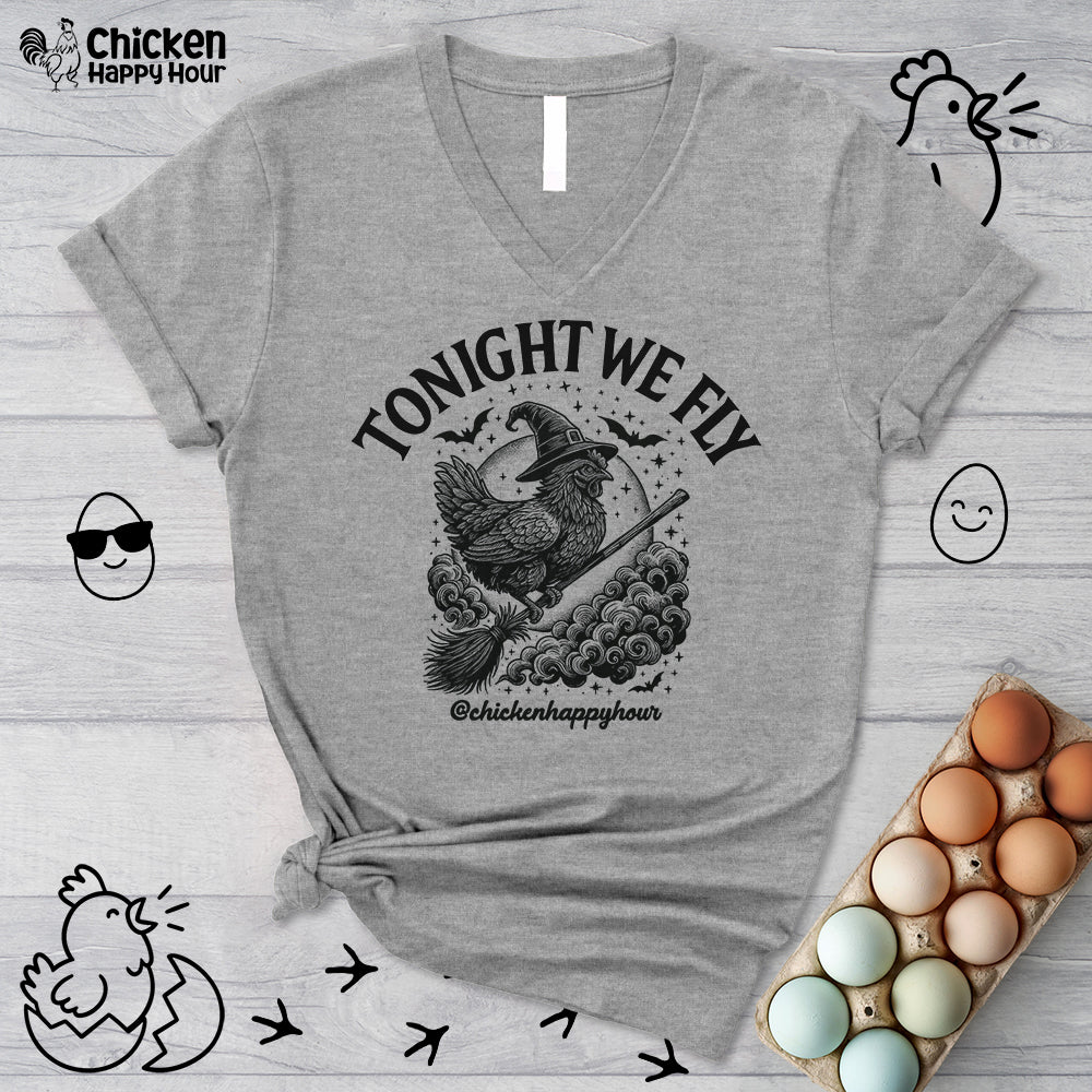 Tonight We Fly 2 V-Neck Tee