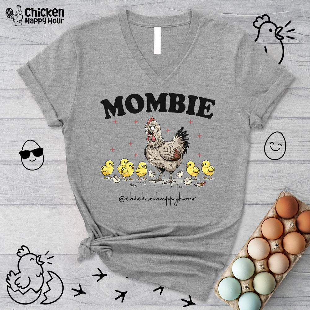 Mombie V-Neck Tee