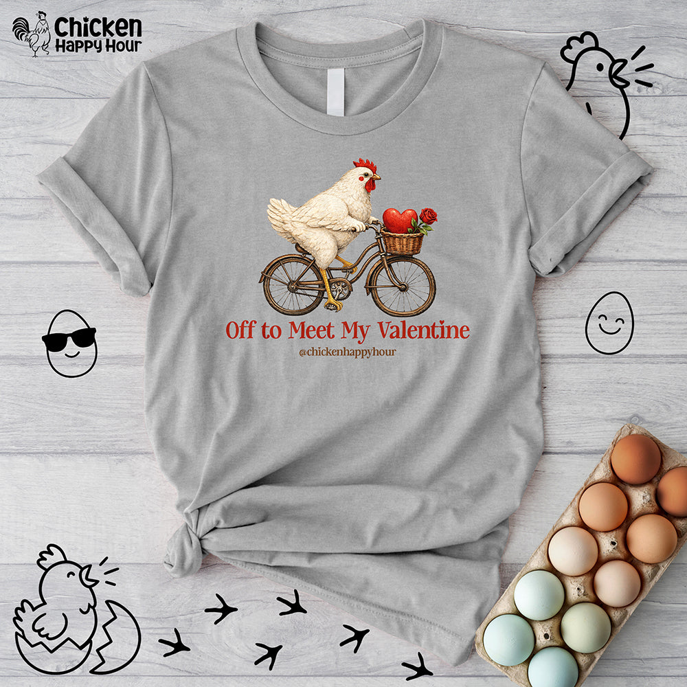 Off to Meet My Valentine Unisex Tee