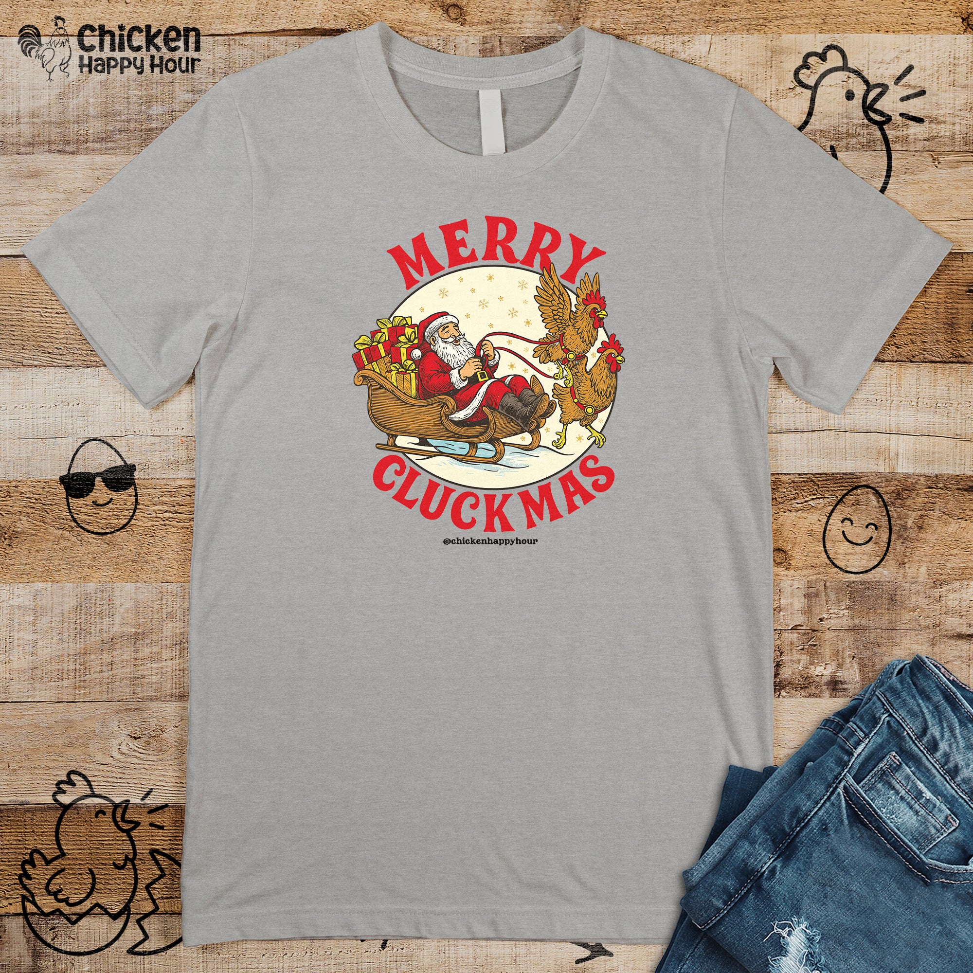 Merry Cluckmus Unisex Tee
