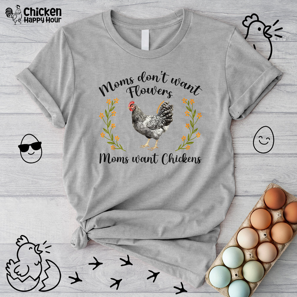 Moms Want Chickens Unisex Tee