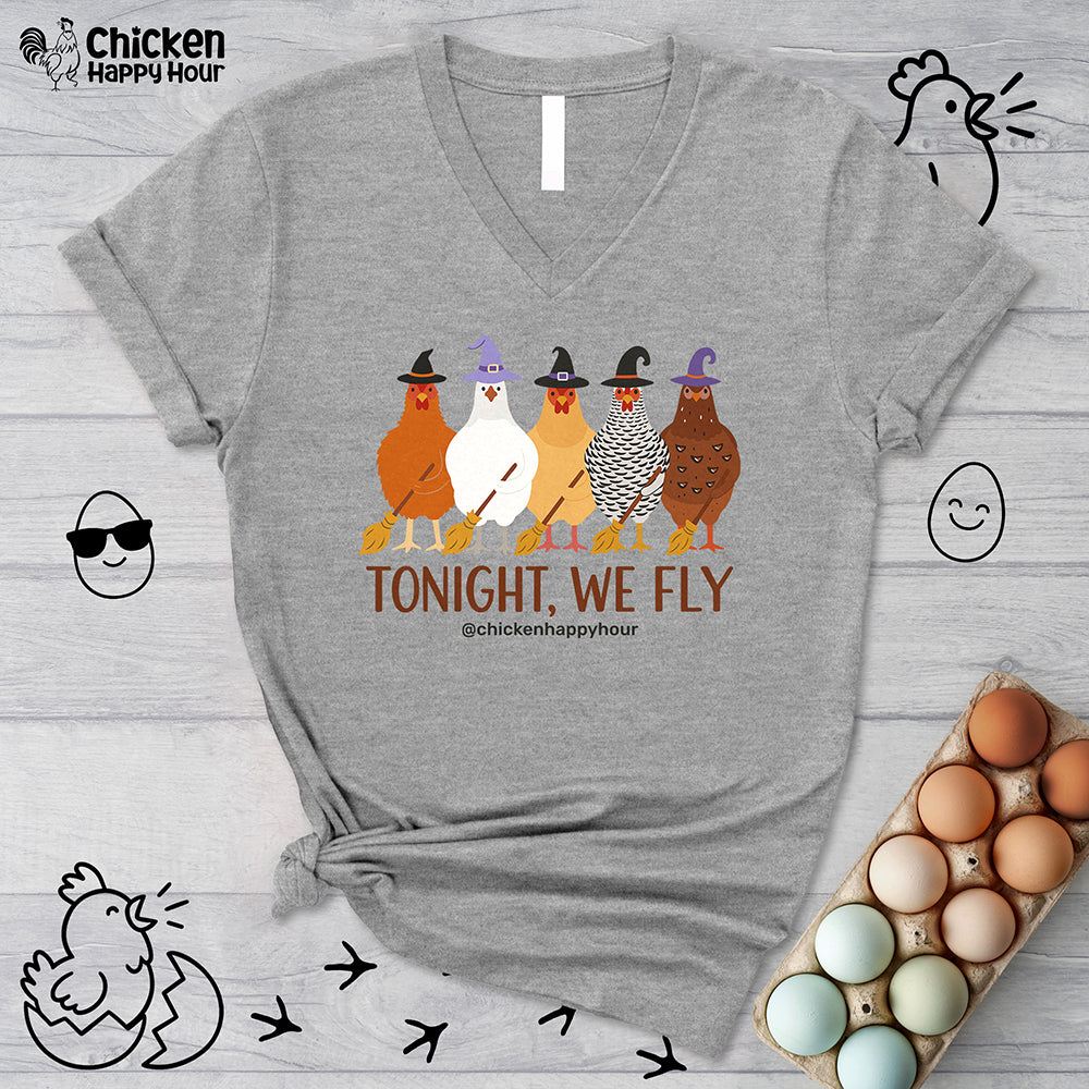 Tonight We Fly V-Neck Tee