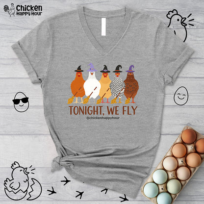 Tonight We Fly V-Neck Tee