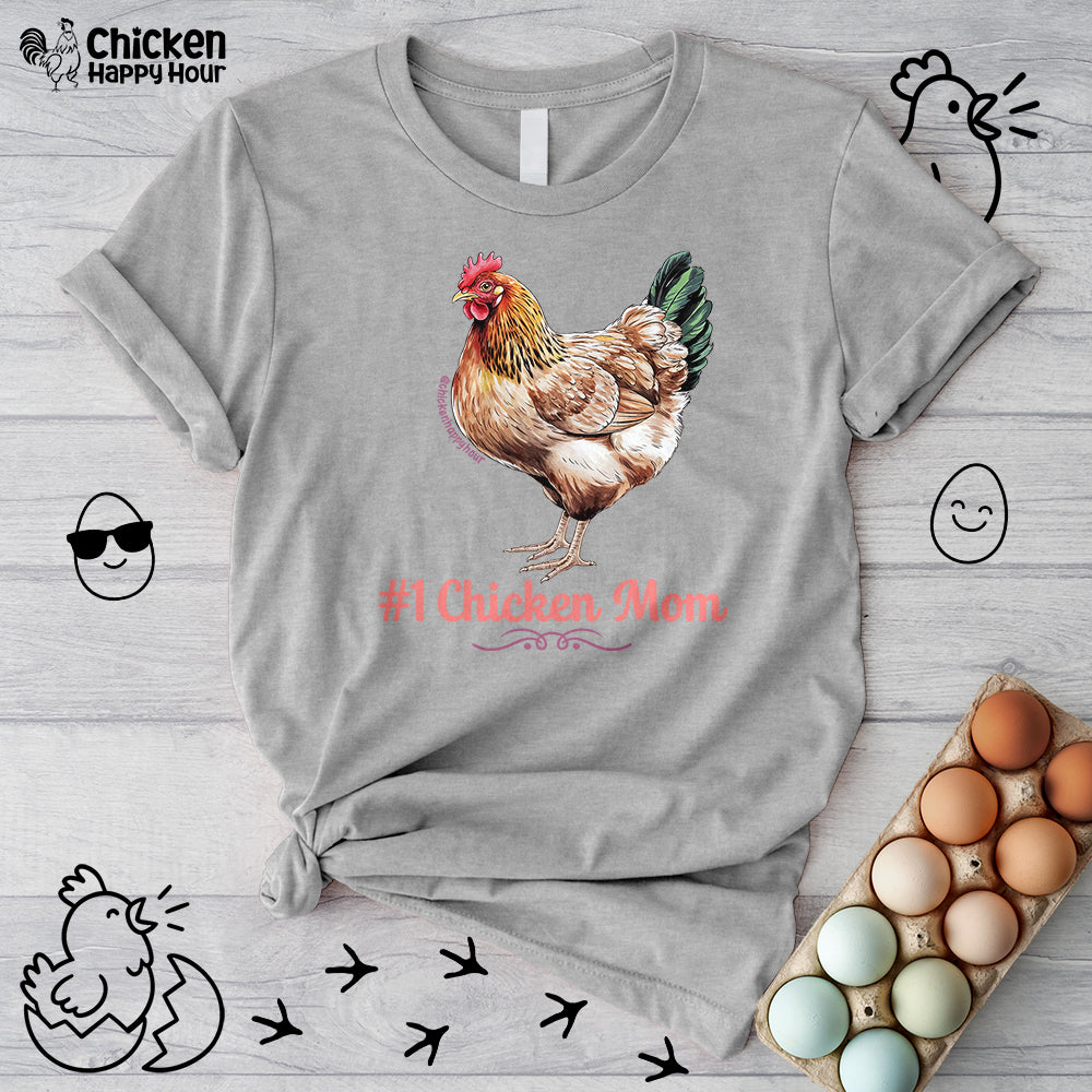 #1 Chicken Mom Unisex Tee