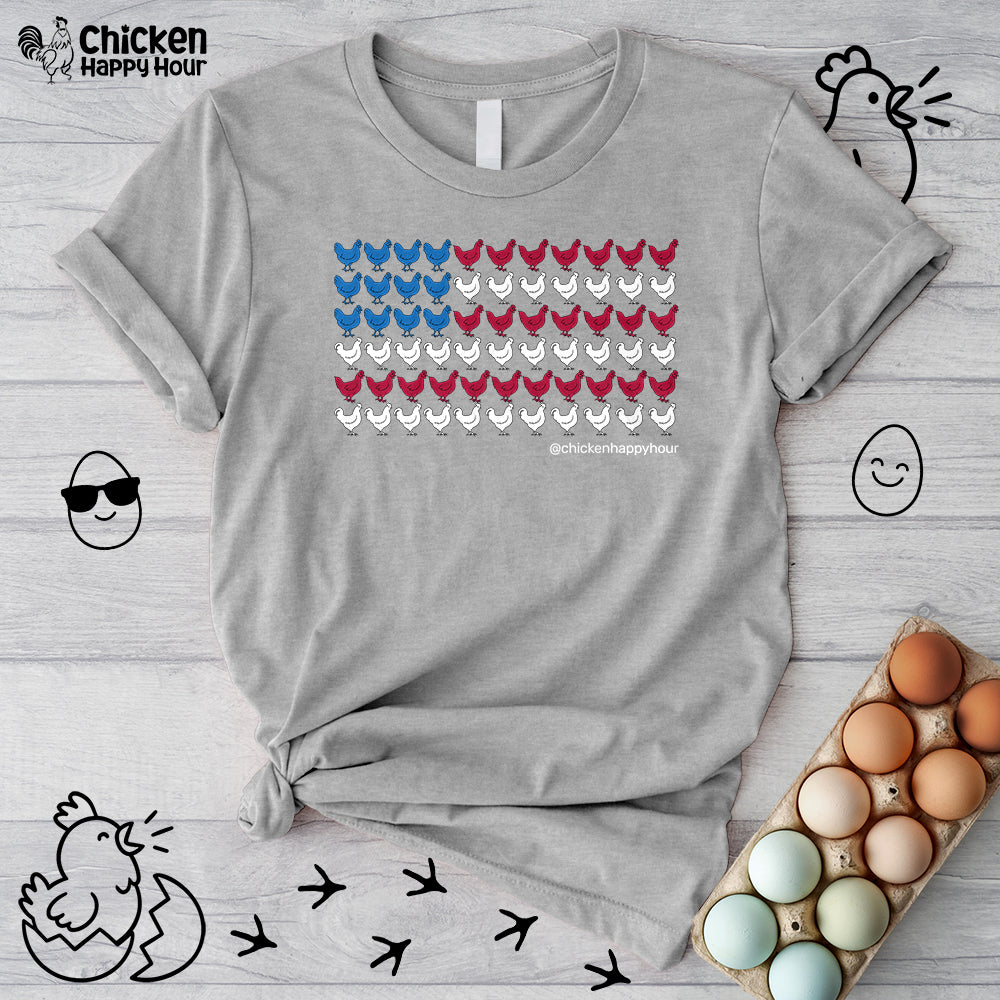 4th of July Chicken Unisex Tee