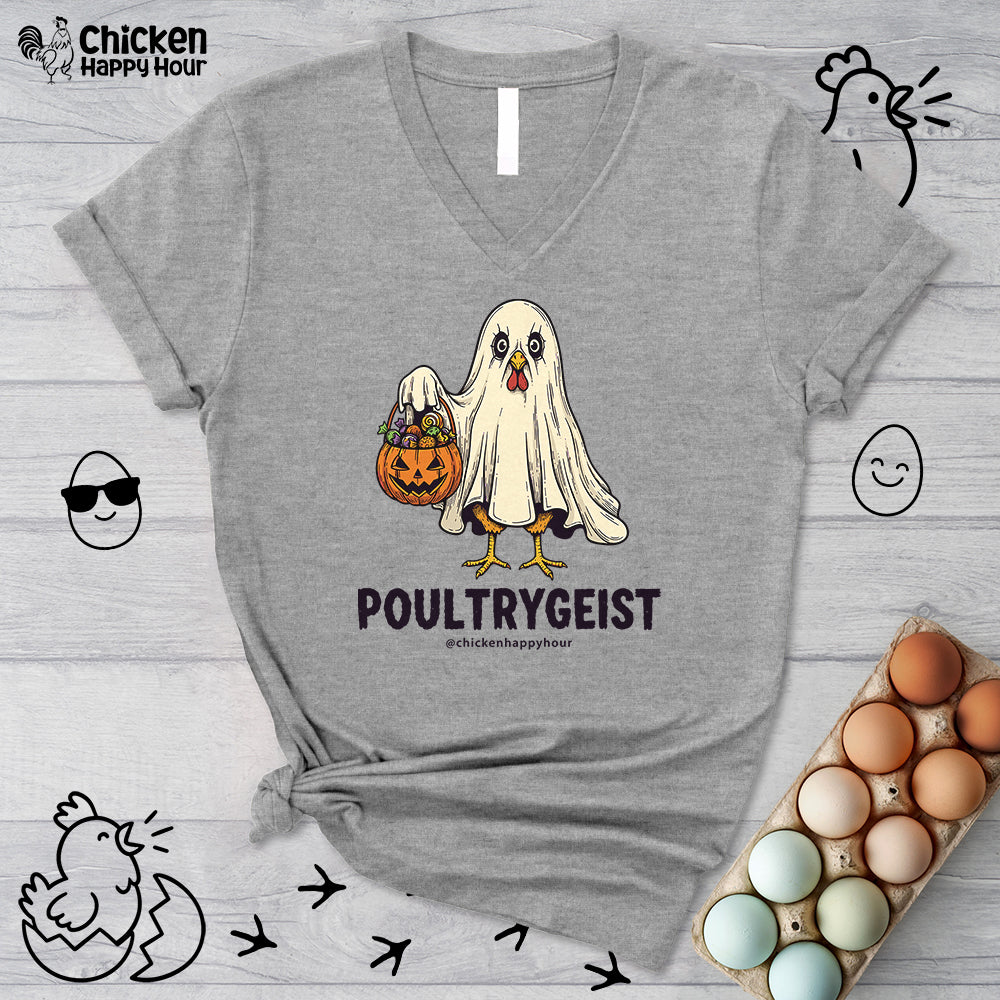 Poultrygeist V-Neck Tee