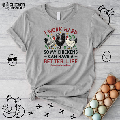 I Work Hard Unisex Tee