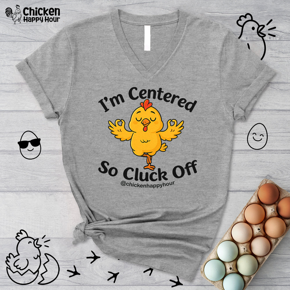 I'm Centered V-Neck Tee