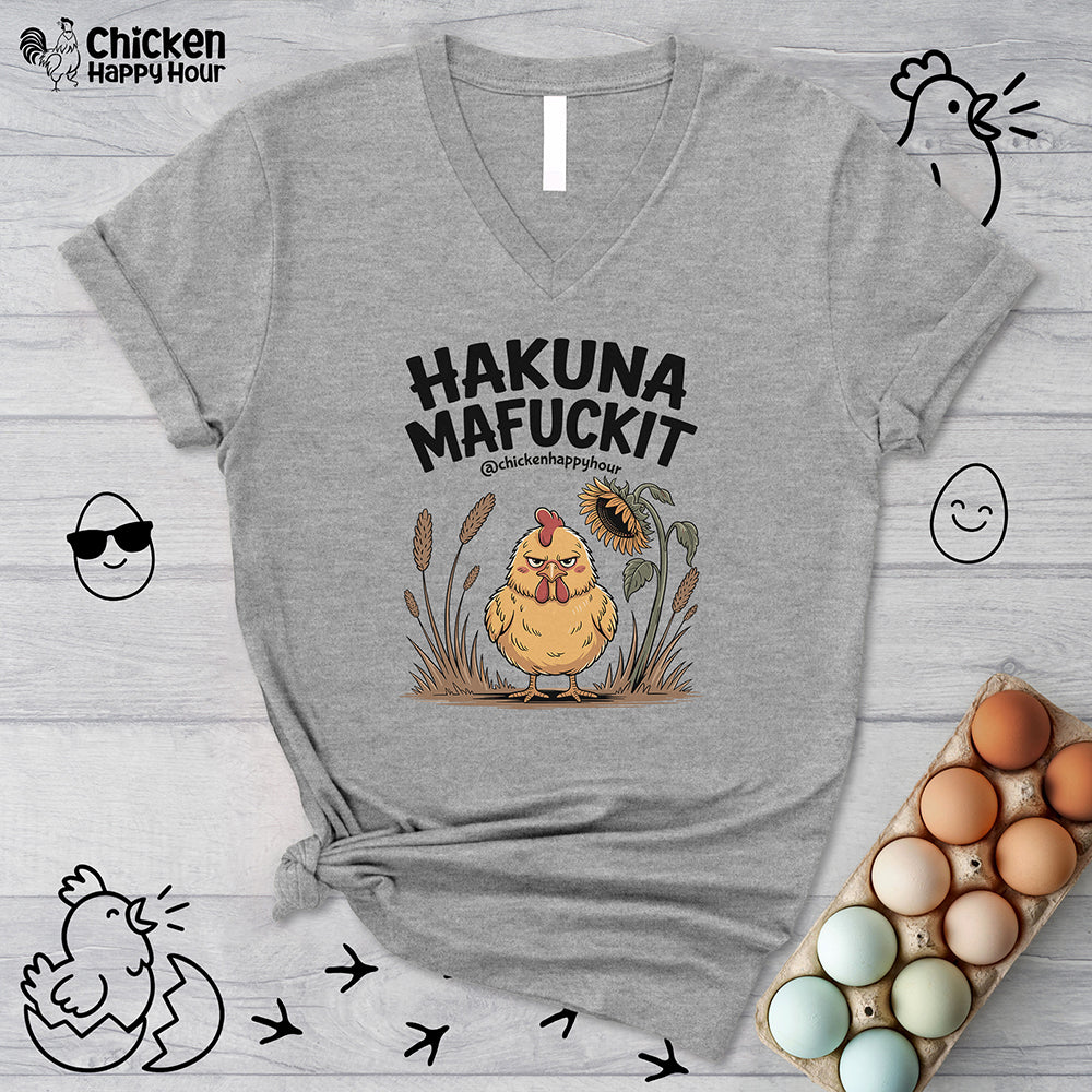 Hakuna Mafuckit V-Neck Tee
