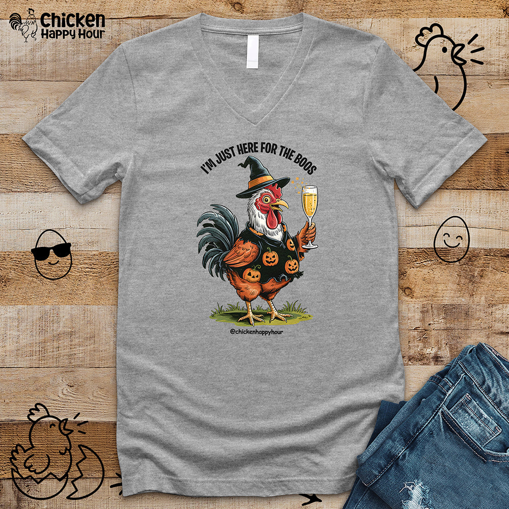Here for the Boos V-Neck Tee