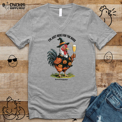 Here for the Boos V-Neck Tee