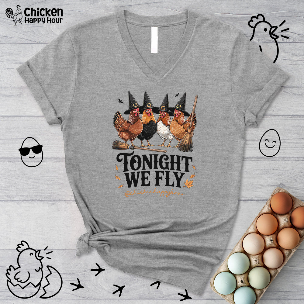 Tonight We Fly V-Neck Tee