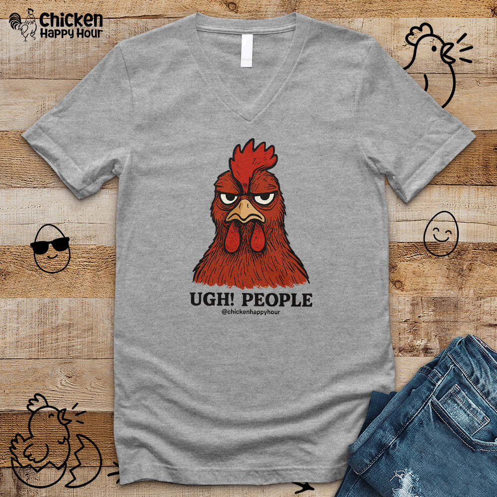 Ugh! People V-Neck Tee