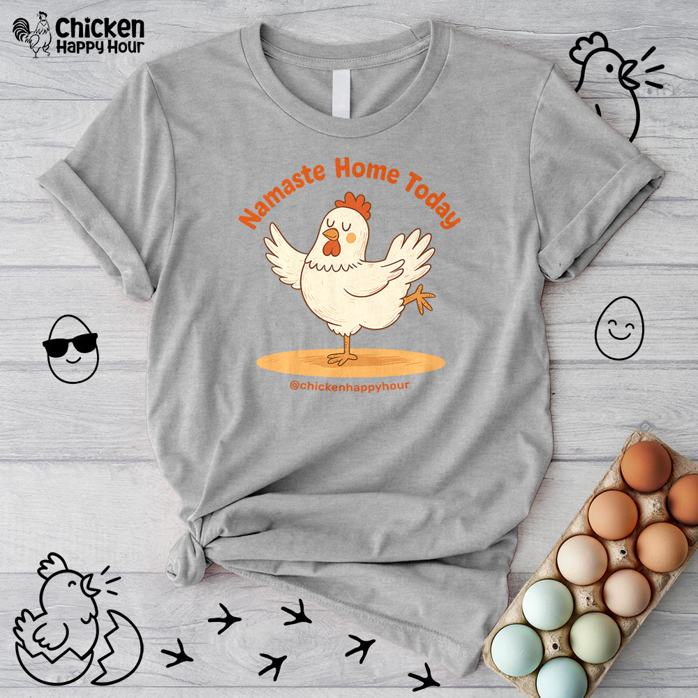Namaste Cluck Unisex Tee