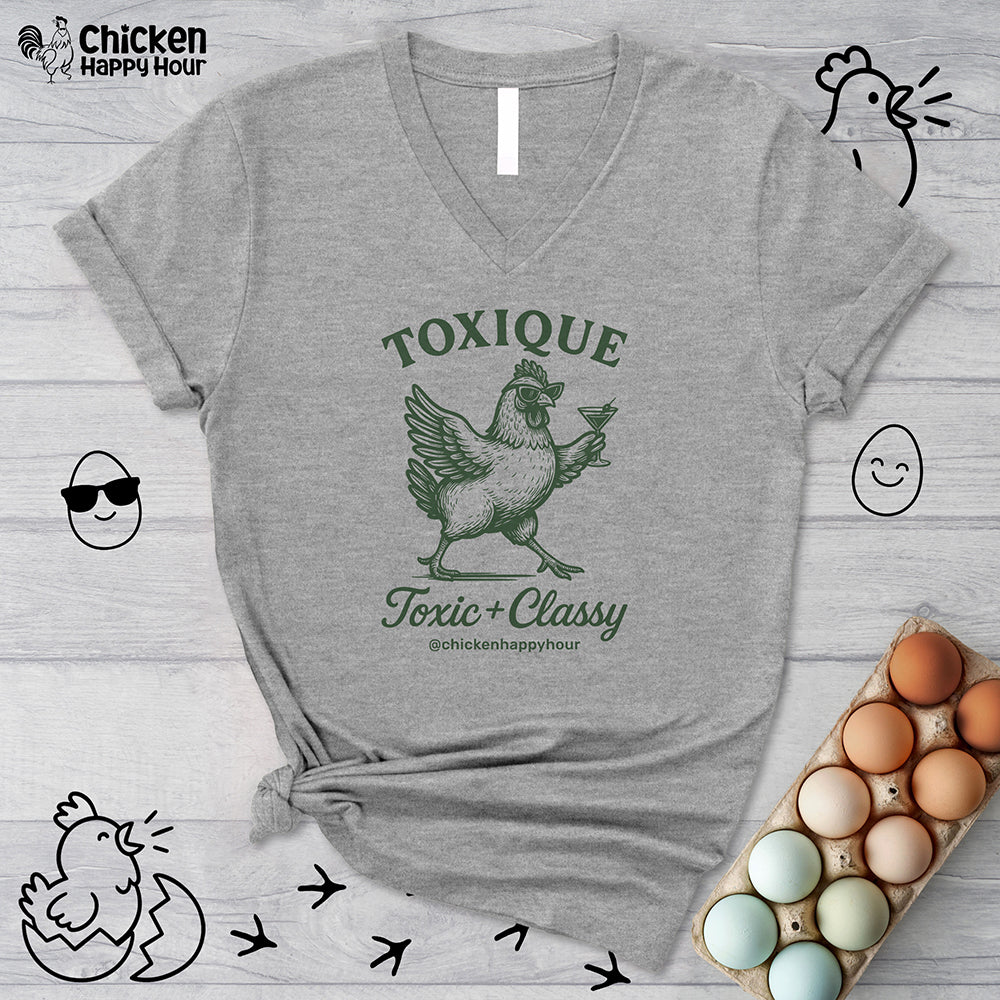 Toxique V-Neck Tee