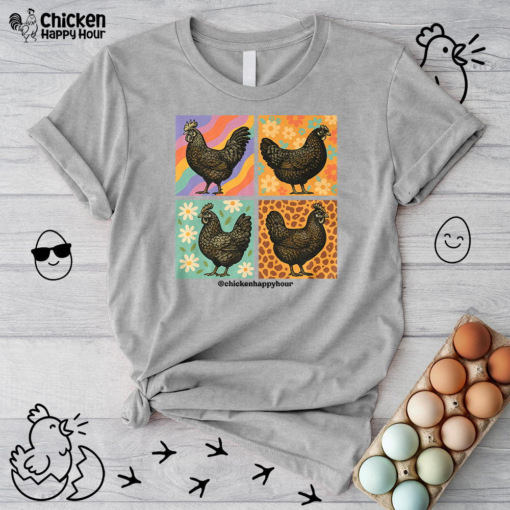 Retro Chicken Unisex Tee