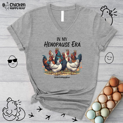 In my HENOPAUSE™ Era V-Neck Tee