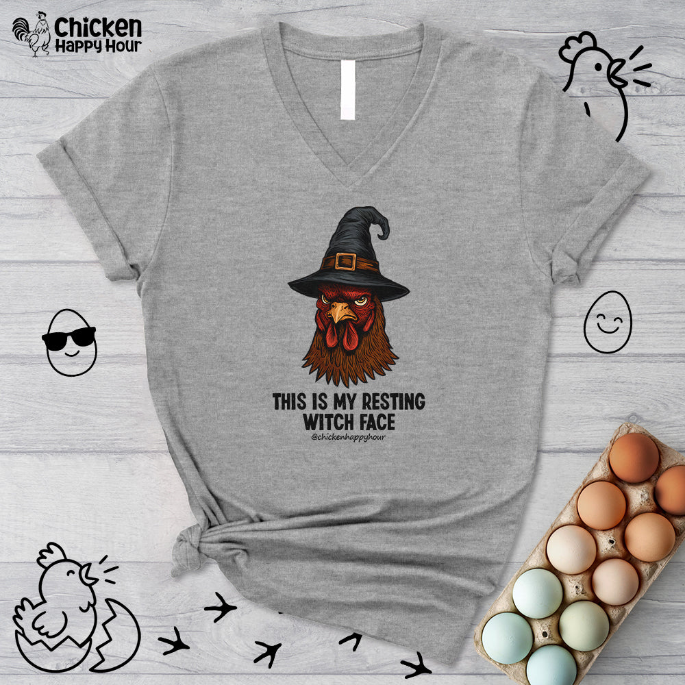 This Is My Resting Witch Face V-Neck Tee
