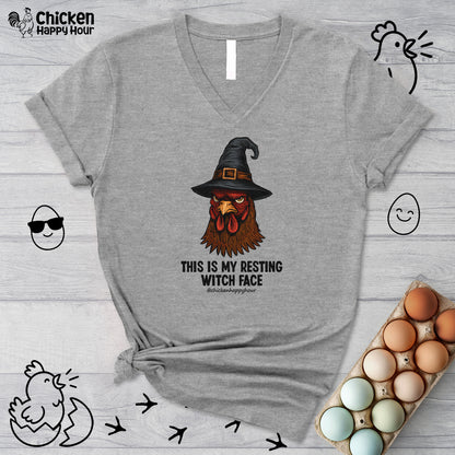 This Is My Resting Witch Face V-Neck Tee