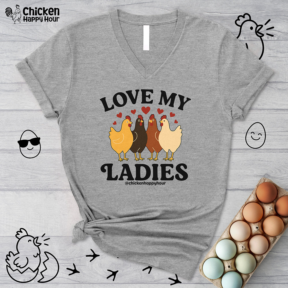Love My Ladies 2 V-Neck Tee