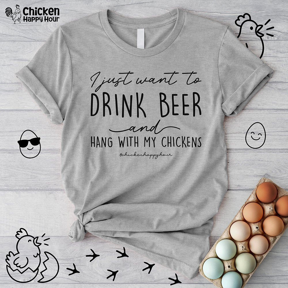 I Just Want to Drink Beer Unisex Tee
