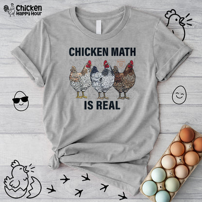 Chicken Math is Real Unisex Tee