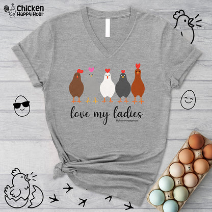 Love My Ladies V-Neck Tee