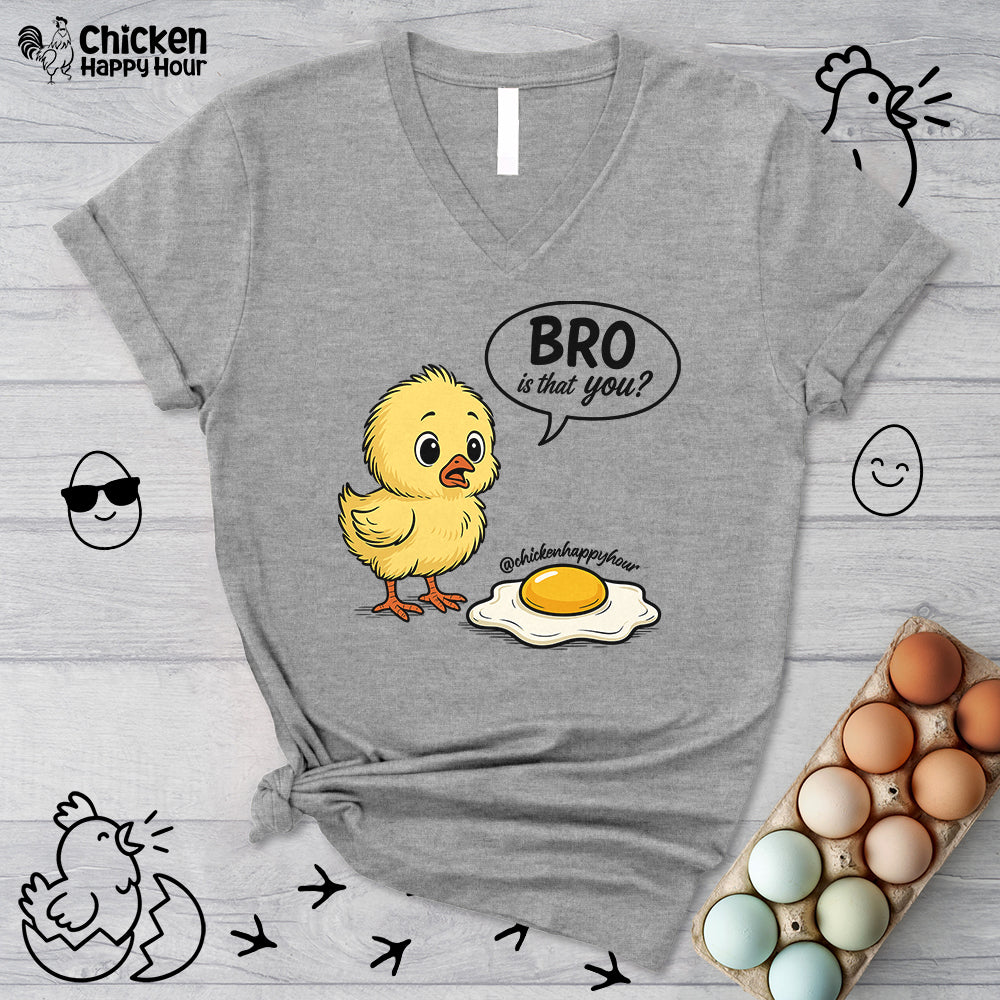 Bro Is That You V-Neck Tee