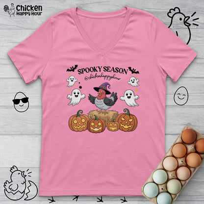Spooky Season V-Neck Tee
