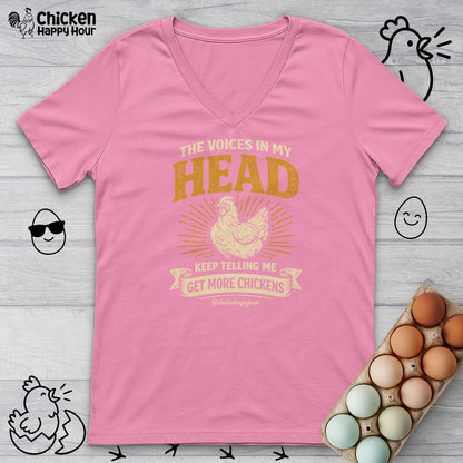 The Voices In My Head V-Neck Tee