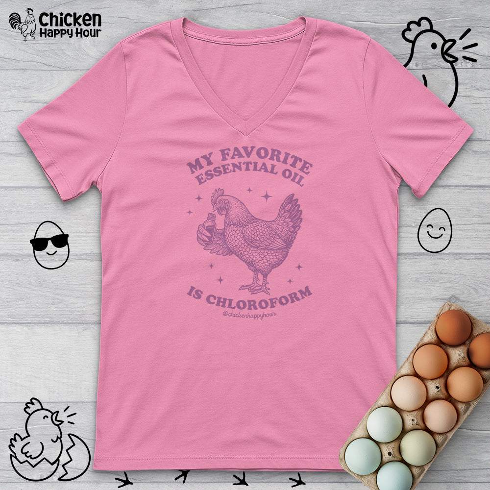 My favorite Essential Oil is Chloroform V-Neck Tee