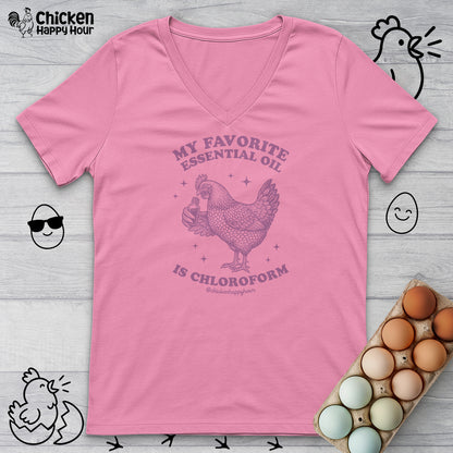 My favorite Essential Oil is Chloroform V-Neck Tee