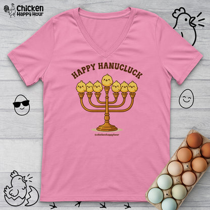 Happy Hanucluck V-Neck Tee